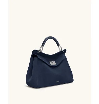 Сумка жіноча JW PEI Lucia Classic Faux Suede Top Handle Bag Blue BB2025BG123145JWP