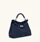 Сумка жіноча JW PEI Lucia Classic Faux Suede Top Handle Bag Blue BB2025BG123145JWP