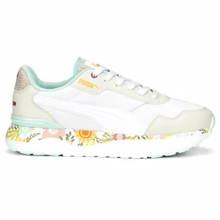 Кроссовки женские Puma R78 Voyage Wild Garden Floral Lace Up Sneakers White/Beige 389235-01