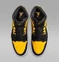 Кроссовки мужские Air Jordan 1 Mid Se Black/Yellow HJ6654-071