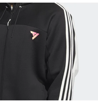 Толстовка мужская Adidas Trae Young Tech Jacket Black IL1617
