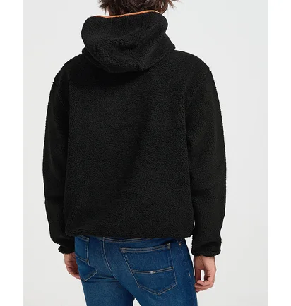 Кофта мужская Calvin Klein Jeans Sherpa Zip Neck Hoodie Black J30J324086