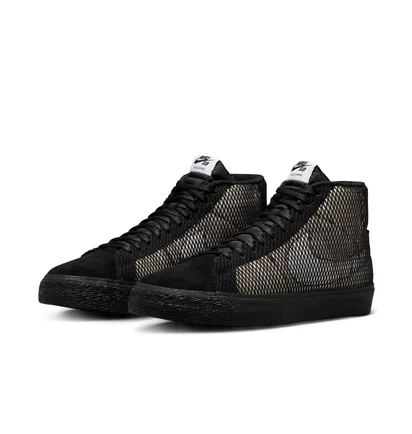 Кроссовки унисекс Nike Zoom Blazer Mid Premium Sb Black/Grey FN6038-100