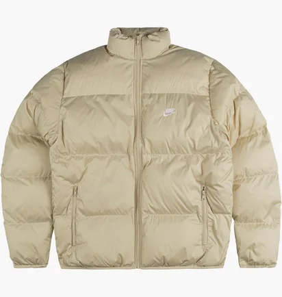 Пуховик чоловічий Nike Club Puffer Jacket Beige FB7368-126