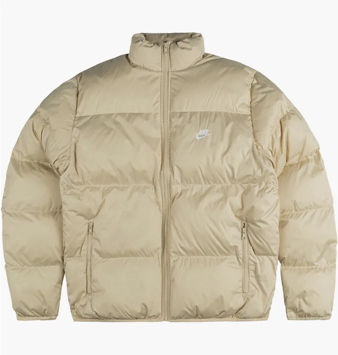Пуховик чоловічий Nike Club Puffer Jacket Beige FB7368-126
