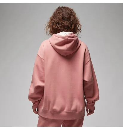 Спортивный костюм женский Air Jordan Flight Fleece Pullover Hoodie Pink FB5110-618__FD7224-618