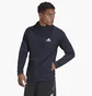 Худи мужское Adidas Training Full-Zip Hoodie Blue Hc4252