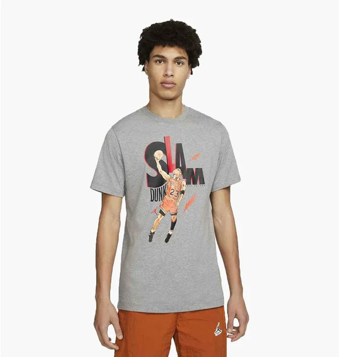 Футболка чоловіча Air Jordan Game 5 Grey DH8948-091
