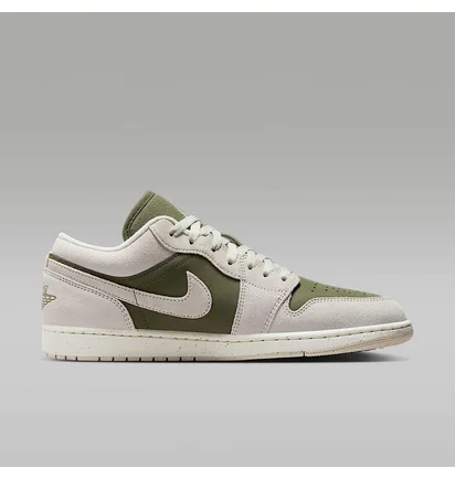 Кроссовки мужские Air Jordan 1 Low Se Beige/Olive HV4089-201