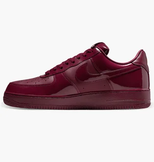 Кроссовки мужские Nike Air Force 1 Low Syna Central Cee Dark Beetroot Bordo/Gold IO9970-638