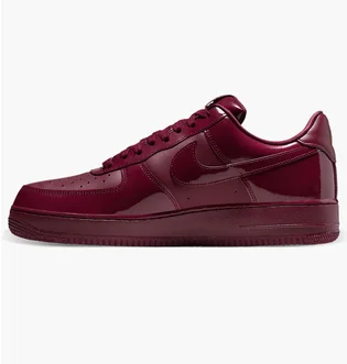 Кроссовки мужские Nike Air Force 1 Low Syna Central Cee Dark Beetroot Bordo/Gold IO9970-638