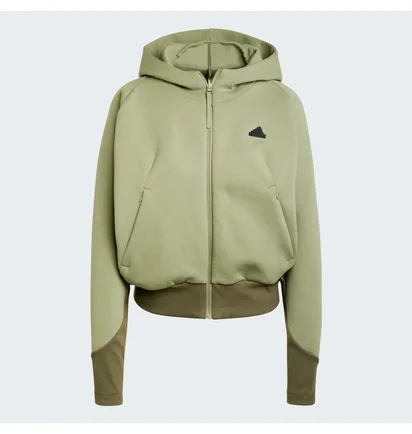 Толстовка женская Adidas Z.N.E. Full-Zip Olive IW7752