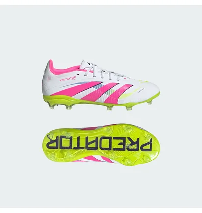 Бутсы детские Adidas Predator Elite White/Pink ID3757