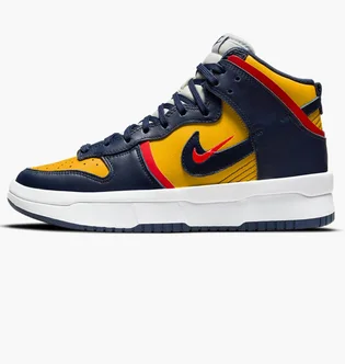 Кроссовки женские Nike Wmns Dunk High Up Blue/Yellow Dh3718-701