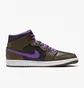 Кросівки чоловічі Air Jordan 1 Mid Black/Brown Dq8426-215