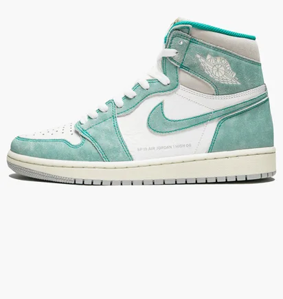 Кроссовки мужские Air Jordan 1 Retro High Og White/Turquoise 555088-311