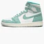 Кроссовки мужские Air Jordan 1 Retro High Og White/Turquoise 555088-311