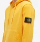 Худи мужское Stone Island Brushed Cotton Popover Hoody Yellow 771564120-V0030