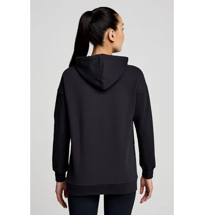 Худи женское Saucony Recovery Zip Tunic Black 800469-BKA3