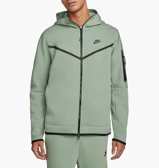 Толстовка мужская Nike M Nsw Tch Flc Hoodie Fz Wr Olive Cu4489-330