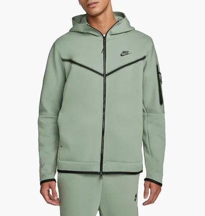 Толстовка чоловіча Nike M Nsw Tch Flc Hoodie Fz Wr Olive Cu4489-330