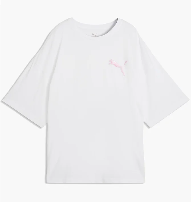 Футболка жіноча Puma Graphics Bubble White 634590-02