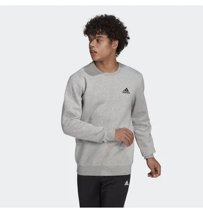 Свитшот мужской Adidas Essentials Fleece Sweatshirt Grey H12221