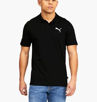 Поло мужское Puma Essentials Short Sleeve Polo Shirt Black 588509-01