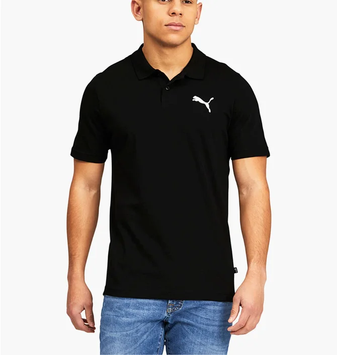 Поло мужское Puma Essentials Short Sleeve Polo Shirt Black 588509-01