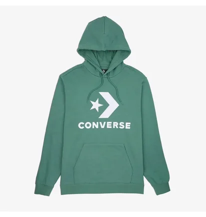 Худи унисекс Converse Logo Star Chev Hoodie Ft Admiral Elm Green 10026897-304