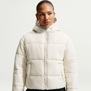 Куртка жіноча Nike Sportswear Classic Puffer Beige FZ5899-072