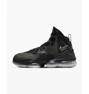 Кроссовки унисекс Nike Lebron Xix Black Green Glow Black Cz0203-003