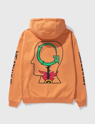 Худі чоловіче Brain Dead Heatwave Orange BDF21T09001947