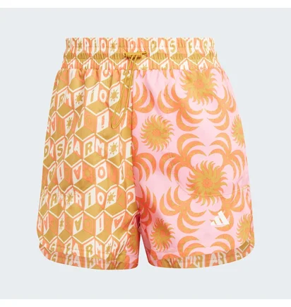 Шорты женские Adidas X Farm Rio Pacer Shorts Orange IN3749
