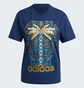 Футболка женская Adidas X Farm Rio Graphic T-Shirt Blue IV9758