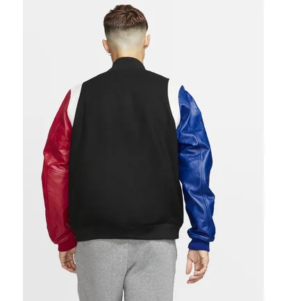 Куртка унісекс Nike Air Jordan Sport Dna Varsity Jacket Black Red Blue AT9958-010