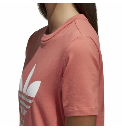 Футболка женская Adidas Trefoil Orange CV9890