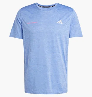Футболка чоловіча Adidas Own The Run Melange Blue JL8725