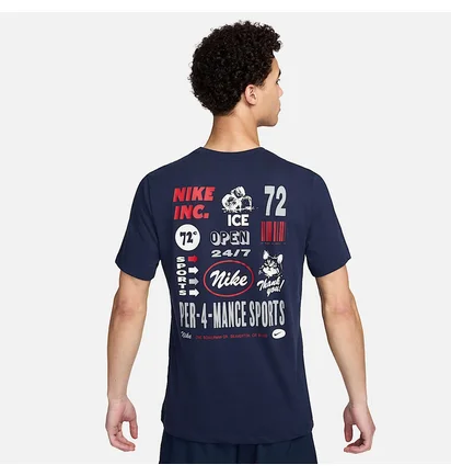 Футболка мужская Nike Dri-Fit Fitness T-Shirt Blue FV8366-451