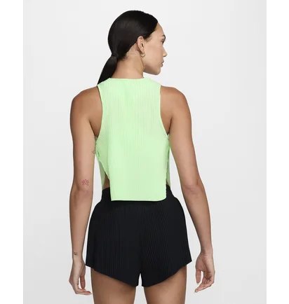 Майка жіноча Nike Aeroswift Dri-Fit Adv Cropped Running Tank Top Green FN2713-376
