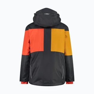 Куртка дитяча CMP Jacket Snaps Hood Black/Orange 33W0054-U423
