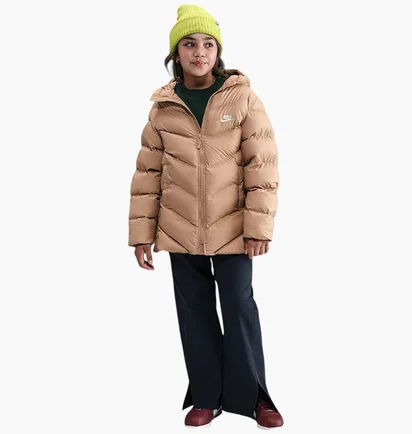 Куртка детская Nike K Nsw Tf Adp Puffer Mid Thigh Beige HJ2722-200
