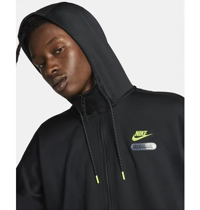Худи мужское Nike Sportswear Air Max Futura Full-Zip Hoodie Black Fb1435-010