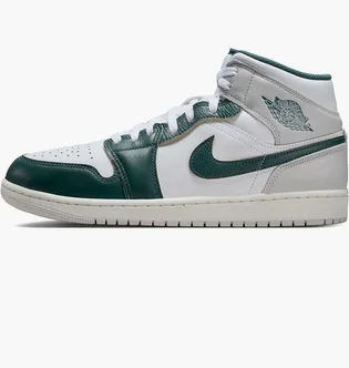 Кроссовки мужские Air Jordan 1 Mid Se White/Green FQ7720-103