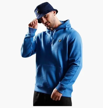Худи мужское Lyle & Scott Pullover Blue ML416VOG-BLUE