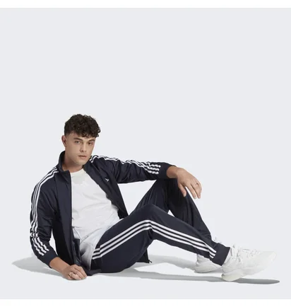 Спортивний костюм чоловічий Adidas Sportswear Basic 3-Stripes Tricot Track Suit Blue Hz2220