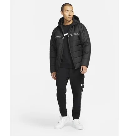 Куртка чоловіча Nike M Nsw Repeat Syn Fill Jkt Black Dx2037-010