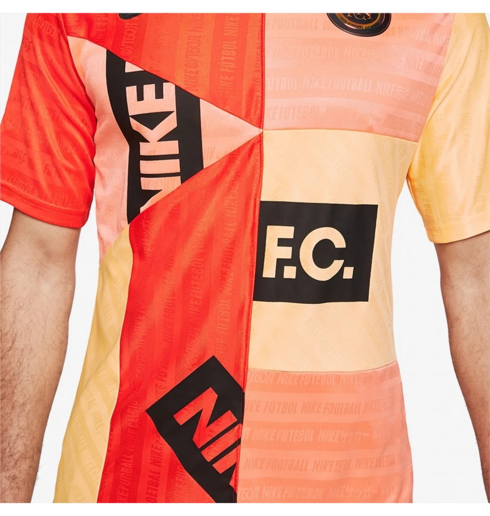 ᐉ Футболка унисекс Nike Fc Home Ss Shirt Peach/Orange CJ2489-658