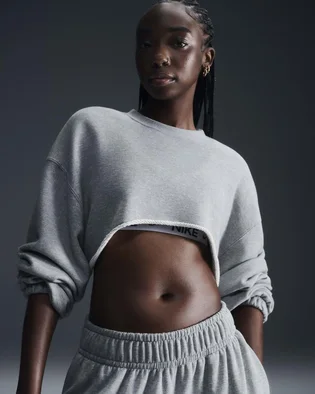 Світшот жіночий Nike Sportswearoversized French Terry Shrug Grey FV7509-063