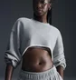 Світшот жіночий Nike Sportswearoversized French Terry Shrug Grey FV7509-063